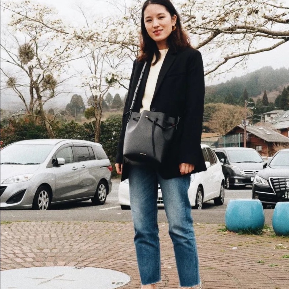 Everlane NWT The Oversized Blazer in Black Size 4 and Size 8 - Picture 3 of 6